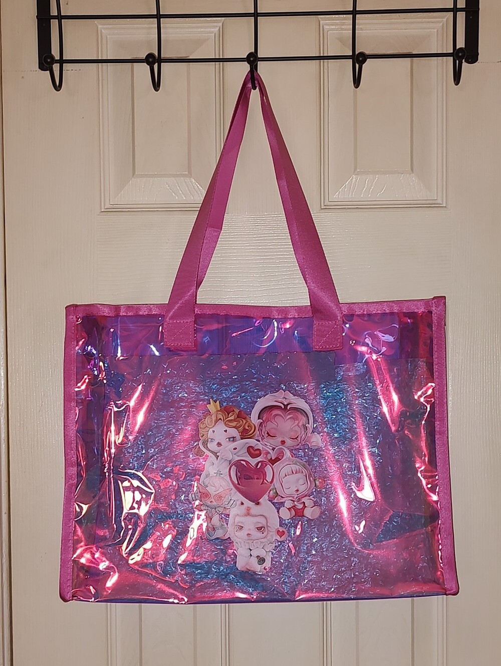 New! Skullpanda 15x15 PVC Jelly Tote Bag
